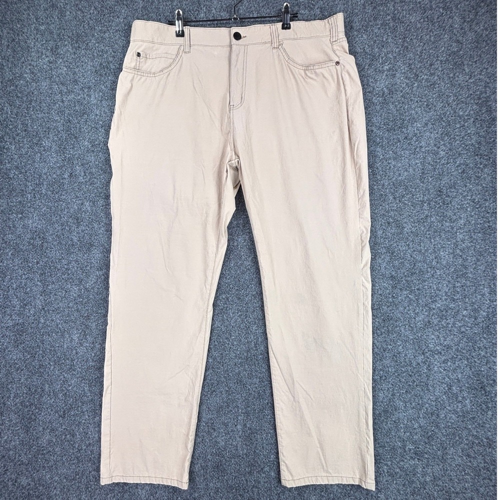 Gerry Mens‎ Tan Nylon Spandex Stretch Outdoor Hiking Travel Pants 38x30